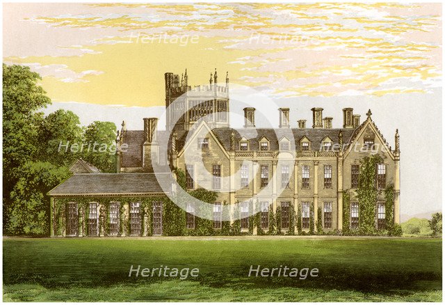 Melbury House, Dorset, home of the Earl of Ilchester, c1880. Artist: Unknown