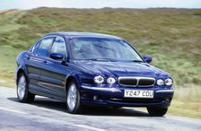 2001 Jaguar X type 2.5. Artist: Unknown.