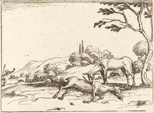 Doe Mourning her Foal. Creator: Jacques Callot.