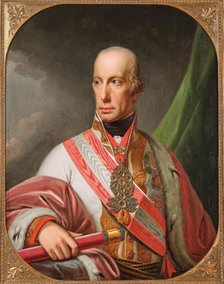 Portrait of Holy Roman Emperor Francis II (1768-1835). Creator: Lampi, Johann-Baptist von, the Elder (1751-1830).