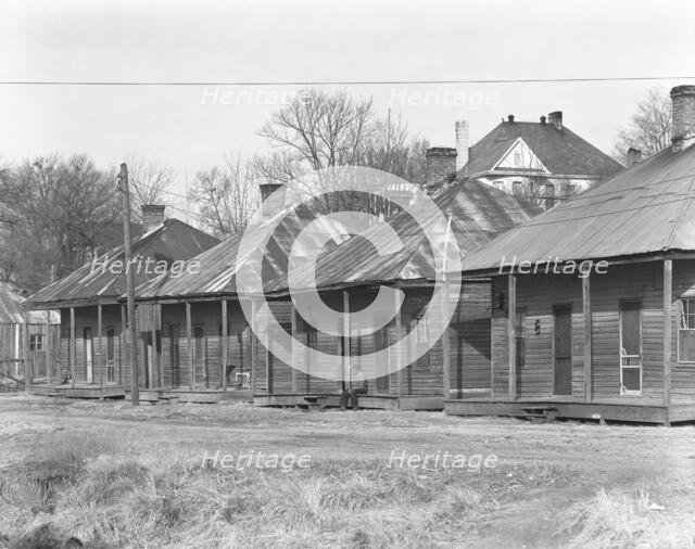 Negro houses, Vicksburg, Mississippi, 1936. Creator: Walker Evans.