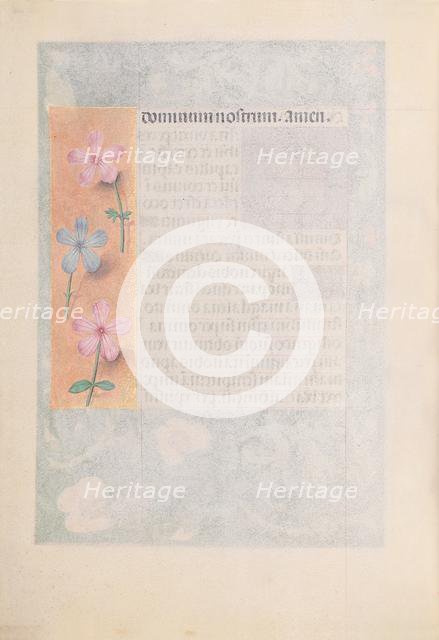 Hours of Queen Isabella the Catholic, Queen of Spain: Fol. 194v, c. 1500. Creator: Master of the First Prayerbook of Maximillian (Flemish, c. 1444-1519); Associates, and.