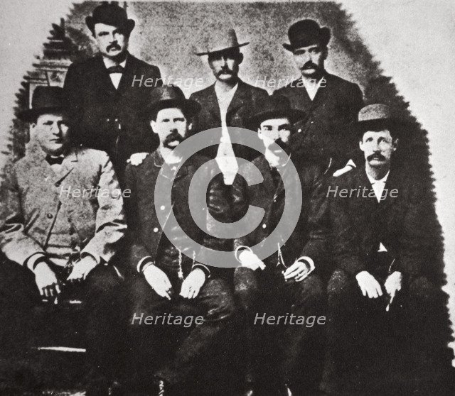 The Dodge City Peace Commission, Kansas, USA, June 1883. Artist: Unknown