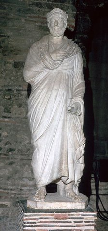 Statue of the Roman emperor Jullan the Apostate, 4th century. Artist: Unknown