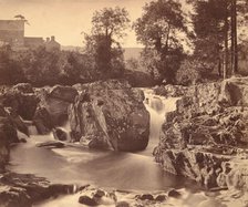 Falls of the Llugwy, at Pont-y-Pair, 1857. Creator: Roger Fenton.