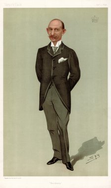'Brocklesby', the Earl of Yarborough, 1896.Artist: Spy