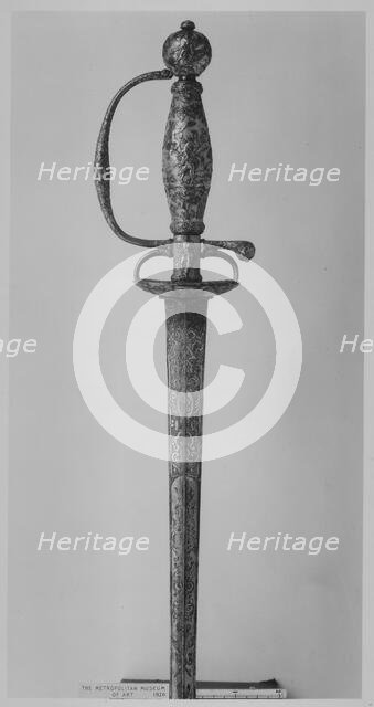 Smallsword, French, ca. 1730-35. Creator: Unknown.