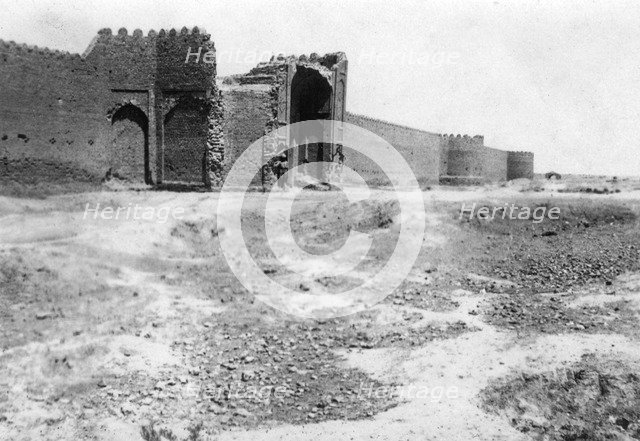 City gate, Samarra, Mesopotamia, 1918. Artist: Unknown