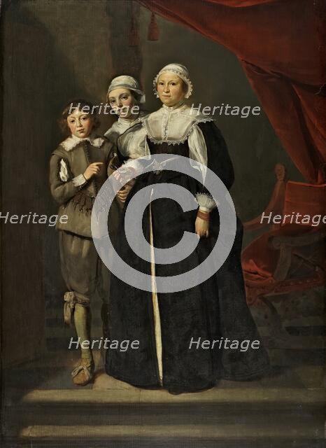 Portrait of Two Women and a Boy, 1632. Creator: Thomas de Keyser.