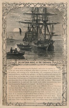 'The Captain Hung at the Yard-Arm', c1870. Artist: Unknown.