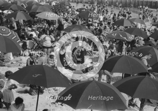 New York City views, Long Beach, 1927 Creator: Arnold Genthe.