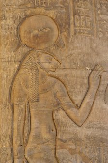 Relief of Sekhmet, the lion-headed goddess, Temple of Kom Ombo, Egypt, 2nd century BC (2003). Creator: Unknown.