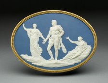 Medallion with Judgment of Hercules, Burslem, c. 1778. Creator: Wedgwood.