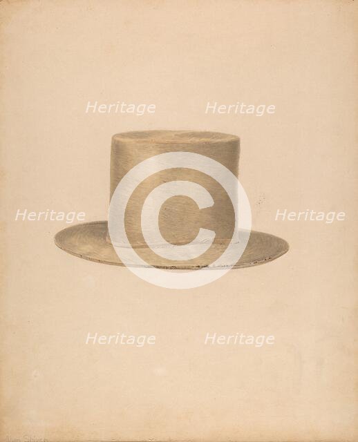 Man's Hat, c. 1939. Creator: Alvin Shiren.