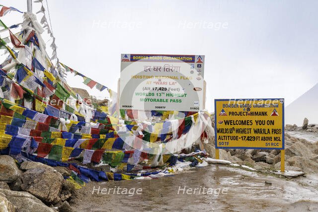 Wari La mountain pass, Ladakh, India, 2023.  Creator: Peter Thompson.