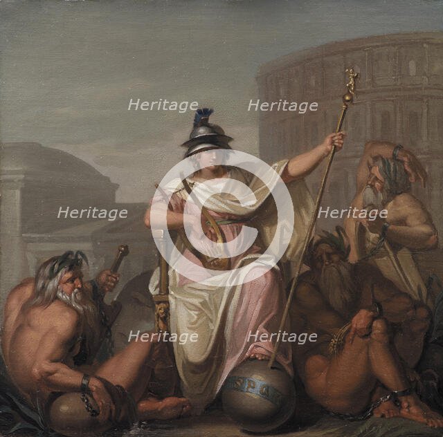 Rome as Ruler of the World, 1784. Creator: Nicolai Abraham Abildgaard.