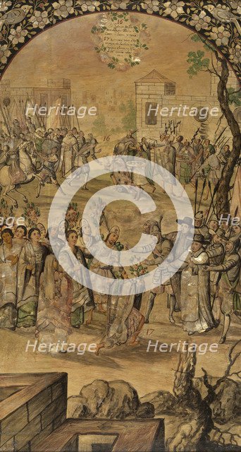 The Conquest of Mexico by Hernan Cortés.