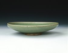 Green Jun saucer, Jin dynasty, China, 1127-1234. Artist: Unknown