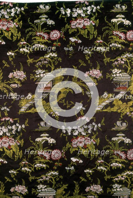 Panel (Furnishing Fabric), France, 1760s. Creator: Unknown.