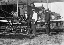 W.R. Kimball & aeroplane, between c1910 and c1915. Creator: Bain News Service.