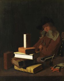 The Sleeping Student, 1663. Creator: Constantyn Verhout.