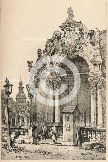 'Dresden', c1820 (1915). Artist: Samuel Prout.