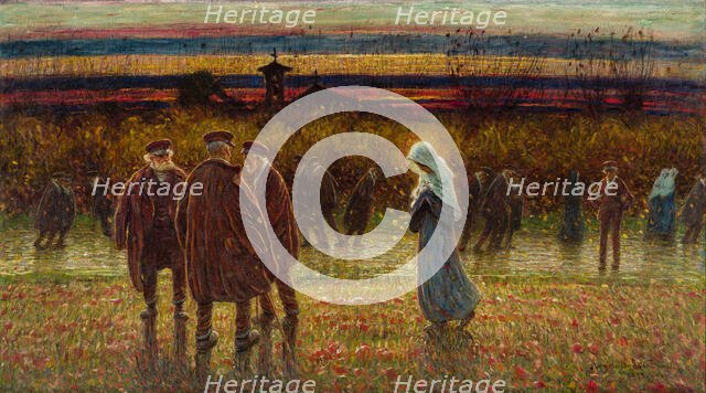 Falling Leaves, 1898. Creator: Dall'Oca Bianca, Angelo (1858-1942).