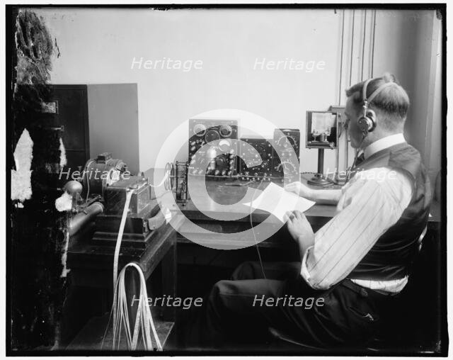 Radio, between 1910 and 1920. Creator: Harris & Ewing.