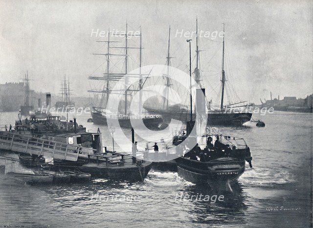 'Newcastle-On-Tyne - View on the Tyne', 1895. Artist: Unknown.