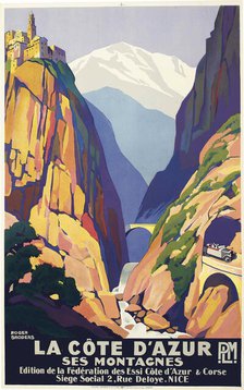 La Côte d'Azur, c1930. Creator: Broders, Roger (1883-1953).