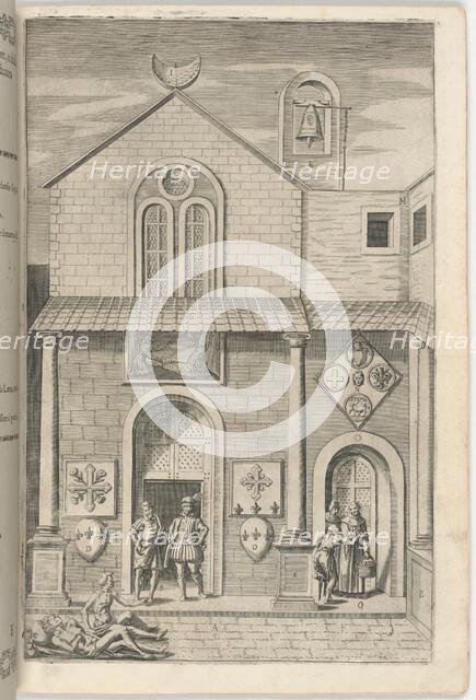Façade of the Minor Church (Facciata della chiesa minore) [plate E], 1612. Creator: Jacopo Ligozzi.