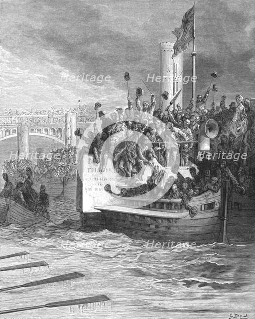 'The Race', 1872.  Creator: Gustave Doré.