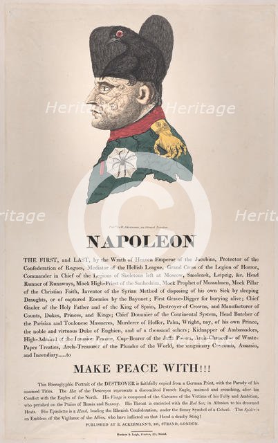 Napoleon, March 1814?., March 1814?. Creator: Thomas Rowlandson.