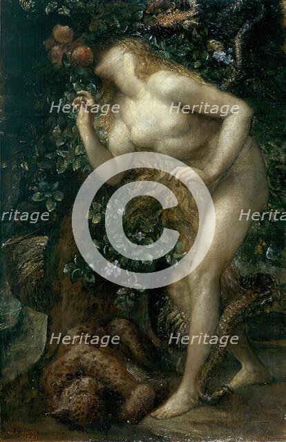Eve Tempted, 1881. Creator: George Frederick Watts.