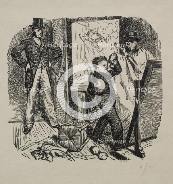 A Kettledrum in Mayfair, 1862. Creator: George Louis Palmella Busson Du Maurier (British, 1834-1896).