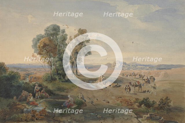 Athens, seen from the well, c1830-1872. Creator: Jakob Becker.