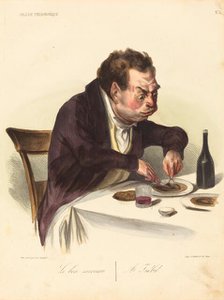 Le bon morceau, 1836. Creator: Honore Daumier.