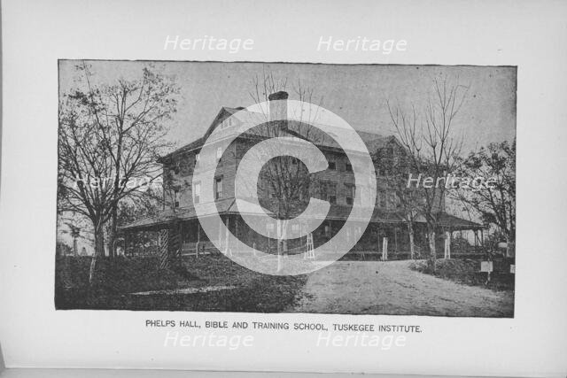 Phelps Hall, Bible and Training School, Tuskegee Institute, 1902. Creator: Unknown.