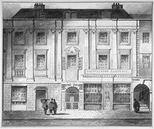 Shaftesbury House, Aldersgate Street, City of London, 1800.                            Artist: John King