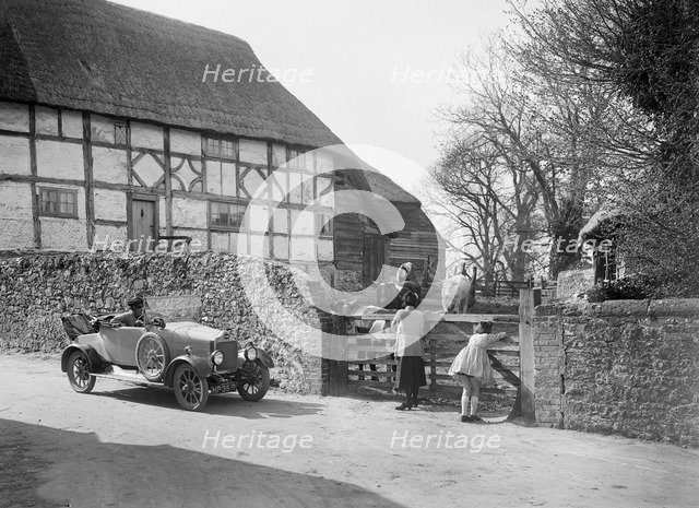 Calcott open tourer, Wantage, Oxfordshire, c1920s. Artist: Bill Brunell.