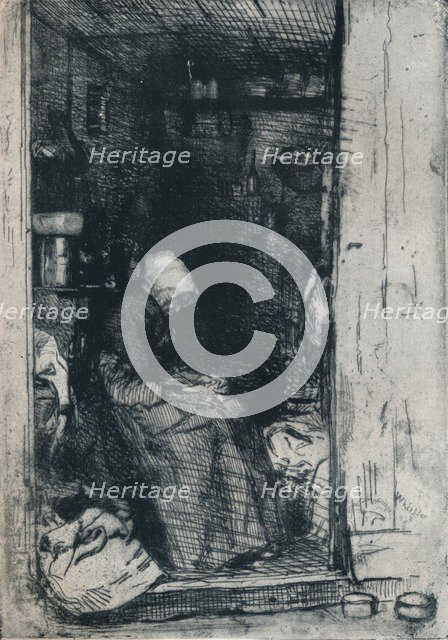 'La Vieille aux Loques', 1858 (1903-1904). Artist: James Abbott McNeill Whistler.