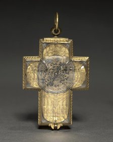 Cross-Shaped Clock, c. 1600. Creator: Urban Hörle (German).