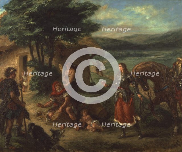 Erminia and the Shepherds, 1859. Creator: Eugene Delacroix.