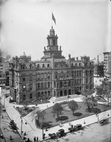 Campus Martius and City Hall, Detroit, Mich., between 1900 and 1910. Creator: Unknown.