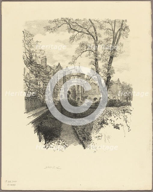 Holland House, 1898. Creator: Thomas Robert Way.