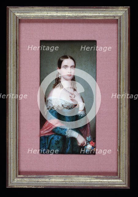 Portrait of a Lady, ca. 1850. Creator: Thomas Story Officer.