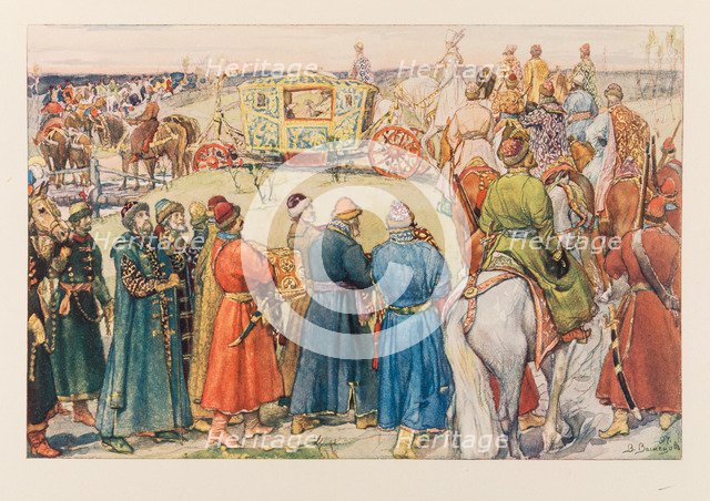 Illustration for The Grand Ducal, Tsarist and Imperial Hunting in Russia, 1898.