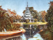 The Pagoda, Eden Gardens, Calcutta, India, early 20th century. Artist: Unknown