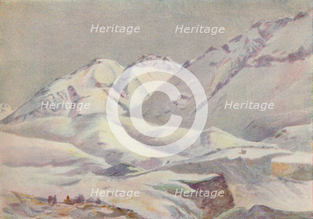 'The Andes', 1916. Artist: E.W Christmas.