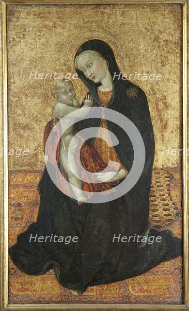 Madonna of Humility (Madonna dell' Umilitá), ca 1430. Creator: Sassetta (1392-1450).